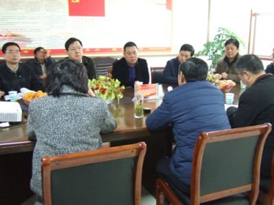 縣政府常務(wù)副縣長(zhǎng)曹紅斌、金融辦主任靳林冬來金泉科技考察新三板掛牌上市工作